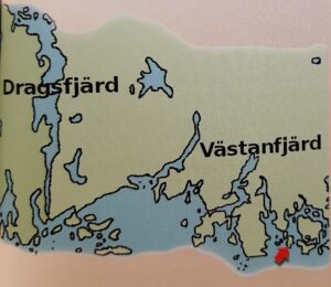 Karta över kustområde.